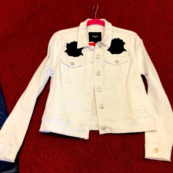 White custom Jean jacket - Picture 2 of 2